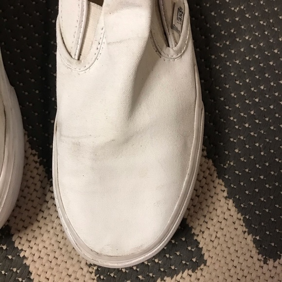 White slip on platform vans - Picture 3 of 13